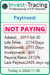 HYIP Monitor-Invest-Tracing.com
